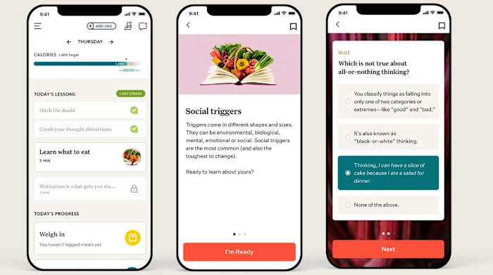 Noom app screenshots